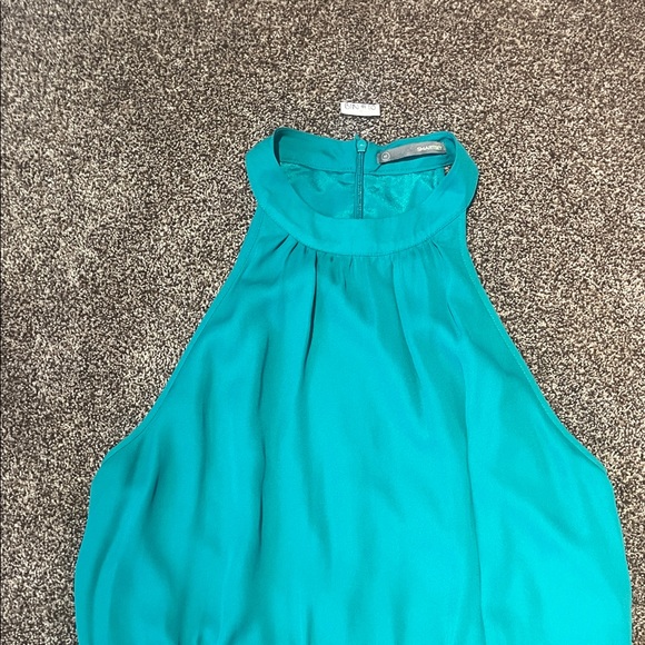 Green Halter Dress - Picture 7 of 12